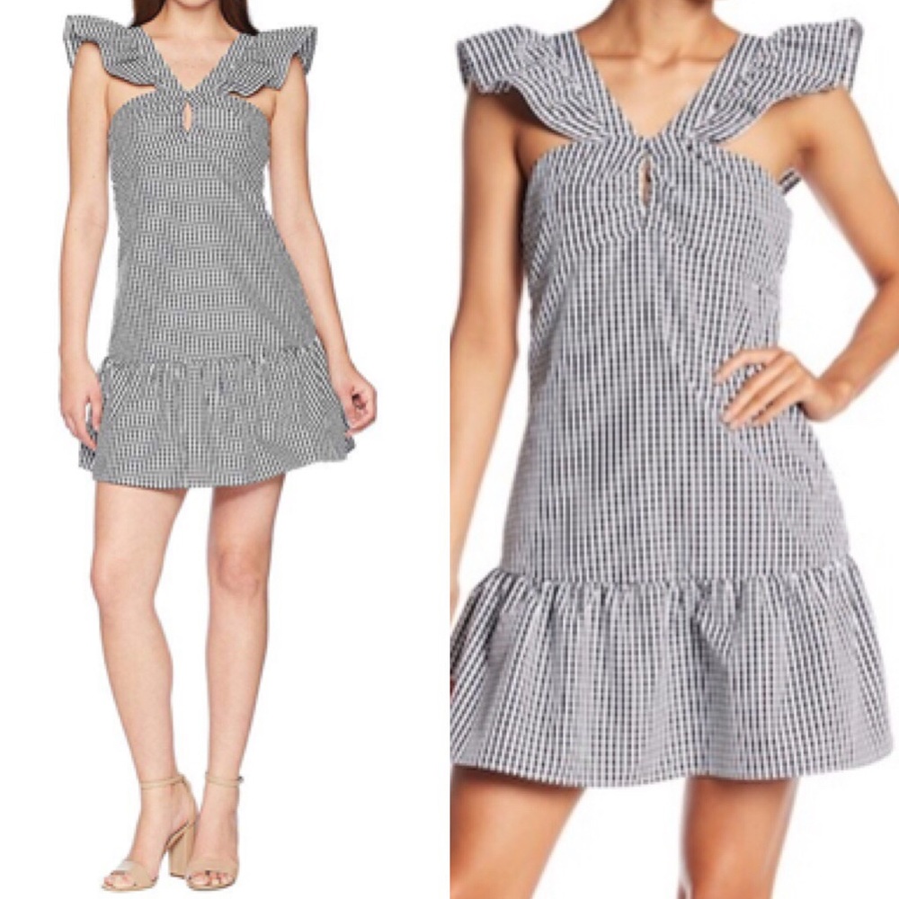Romeo & Juliet Couture Gingham Ruffle Dress